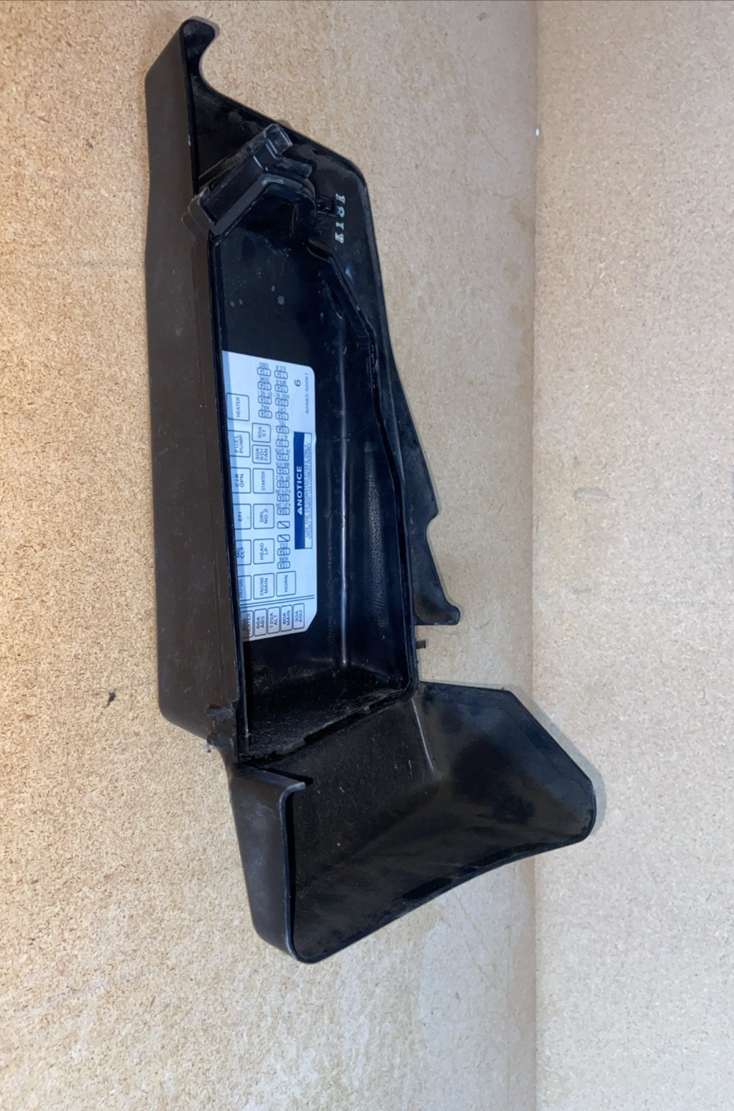 1995-2000 Lexus LS 400 Fuse and Relay Block Upper Cover with Caution Plate OEM