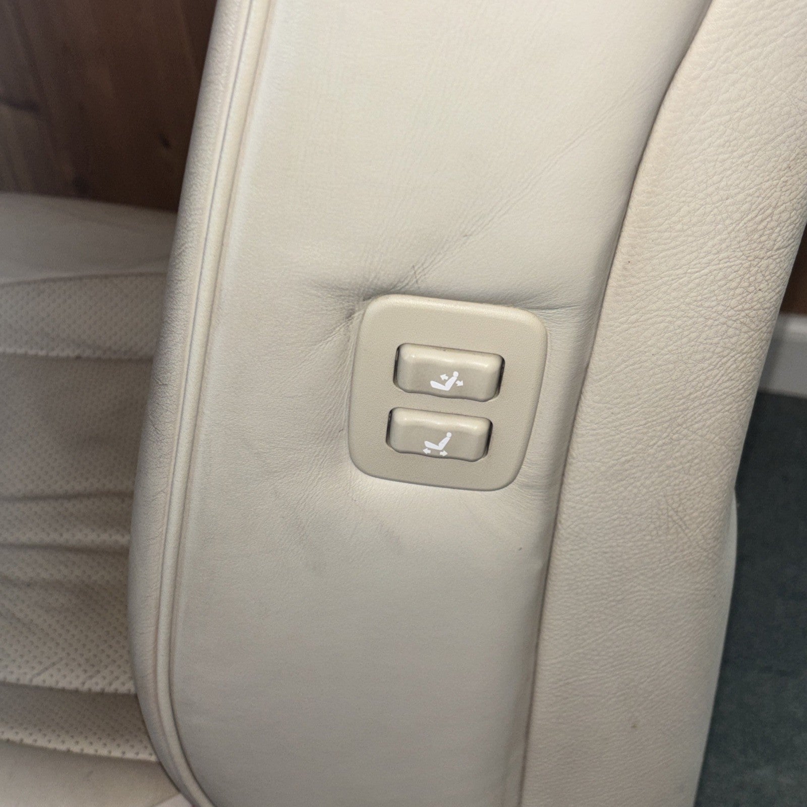 2001-2003 LEXUS LS430 FRONT PASSENGER SEAT ASSEMBLY LEATHER TAN
