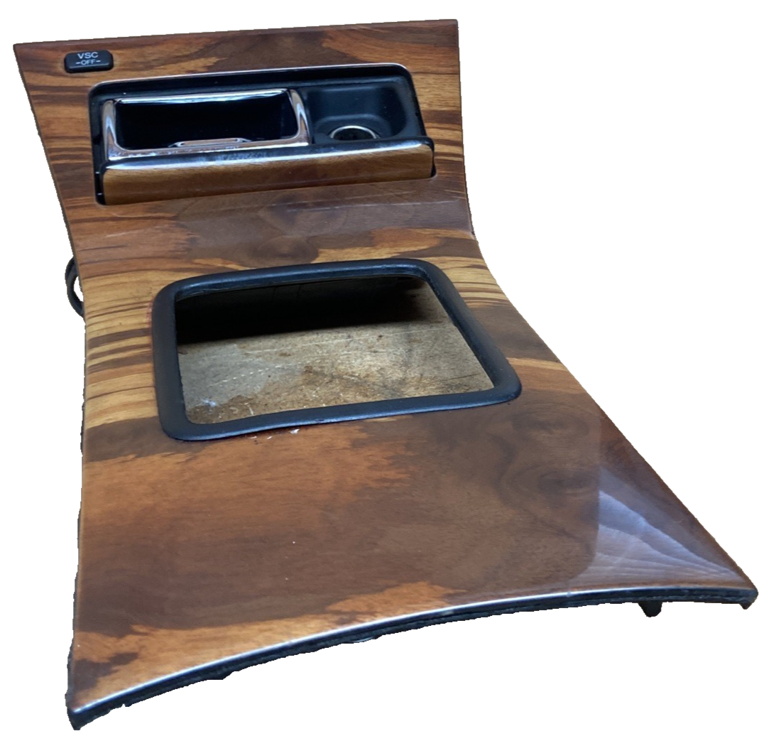 2000 Lexus LS 400 Wood Grain Center Console Trim Bezel With Shifter Opening