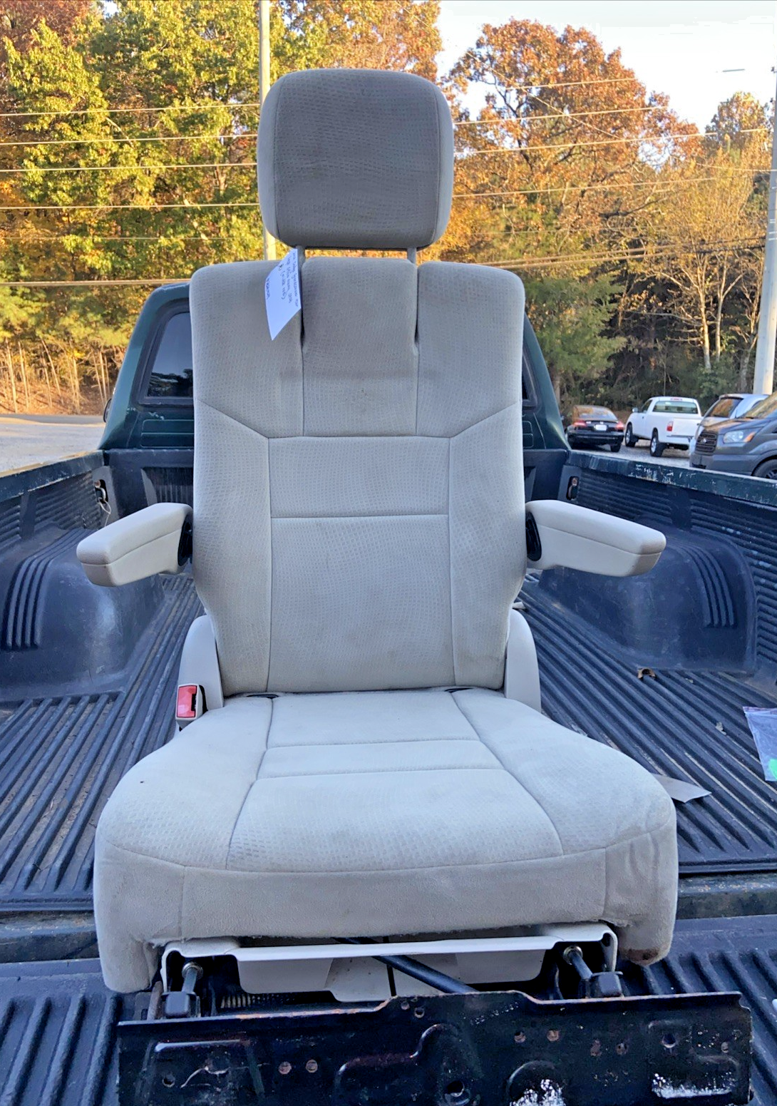 2012 DODGE CARAVAN Left Rear Driver Side 2nd Row Interior Cloth Seat Stow N Go