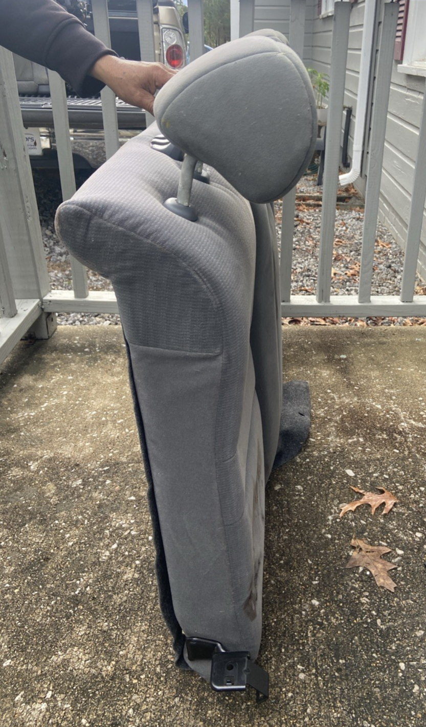 2003-2007 HONDA ACCORD SEDAN REAR SEAT UPPER CUSHION BACK Cloth Gray