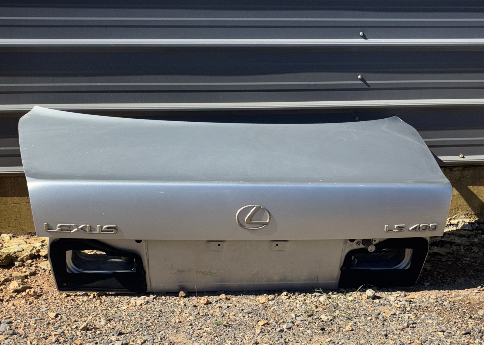 1998-2000 Lexus LS400 UCF20 Rear Trunk Boot Lid Shell Panel Silver