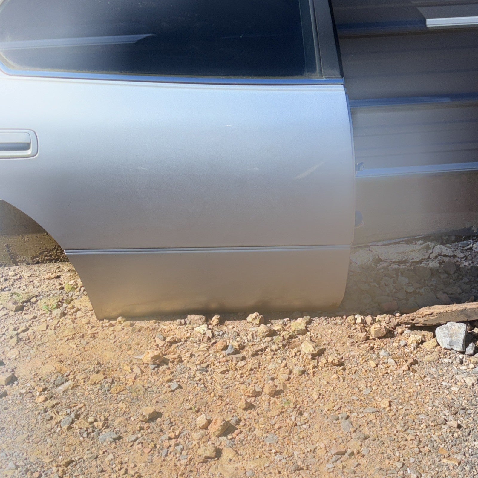 1995-2000 Lexus LS 400 Right Rear Passenger Door Shell Panel Assembly OEM Silver