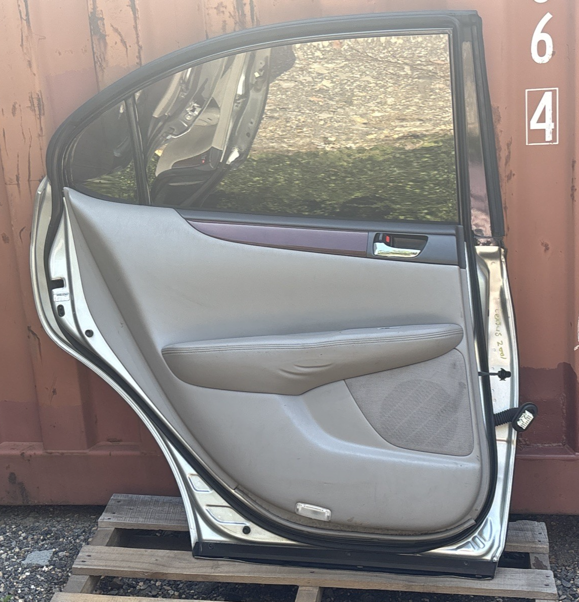2002-2003 Lexus ES300 ES330 Left Rear Door Shell OEM Silver