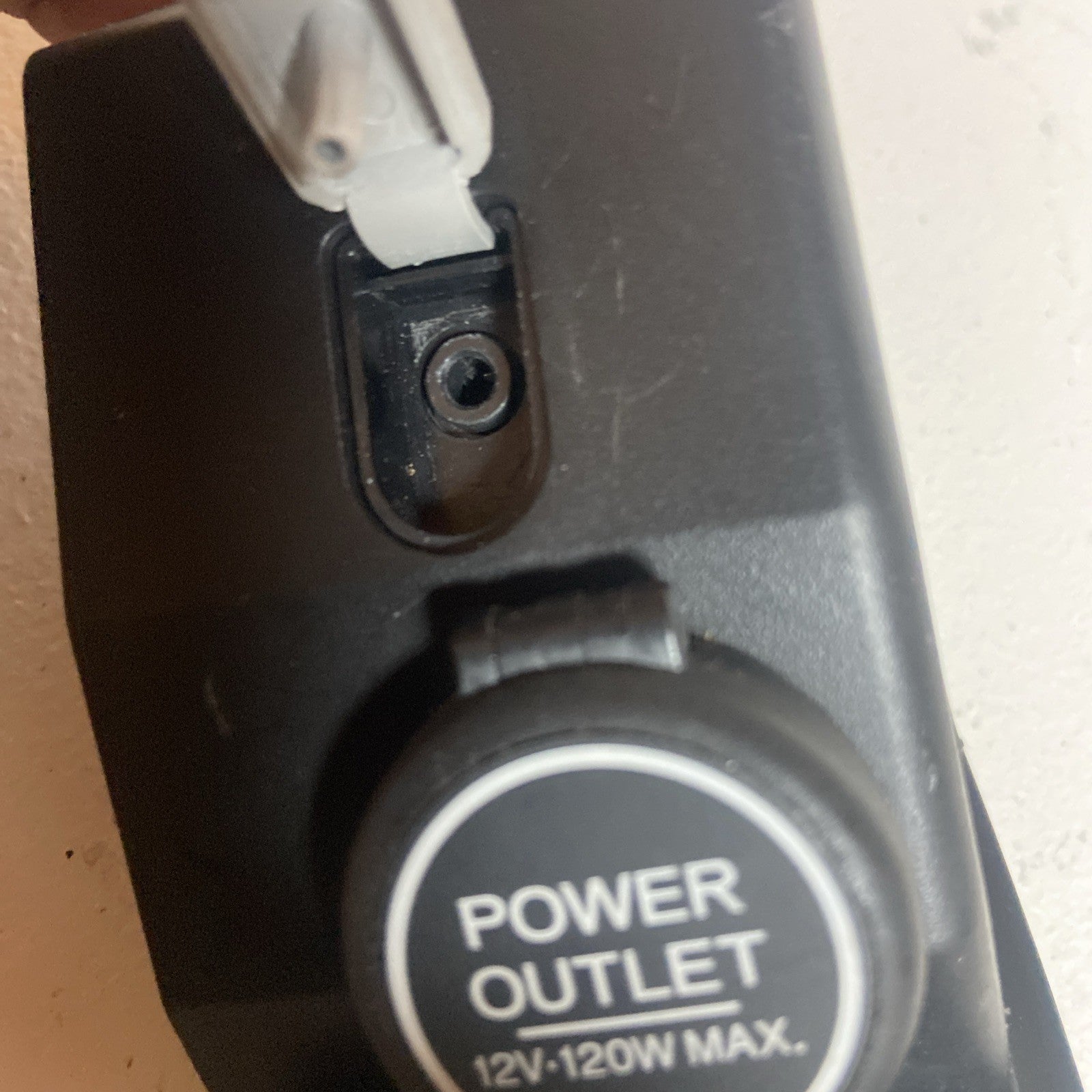 2006-2008 Acura TSX 12 V Auxiliary Power Socket Panel