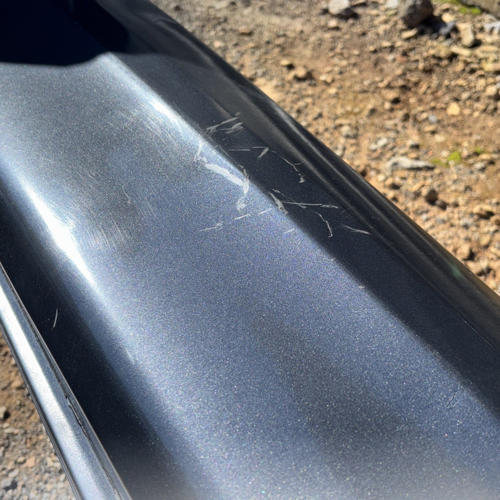 2003-2005 Honda Accord Rear Bumper Cover OEM Gray