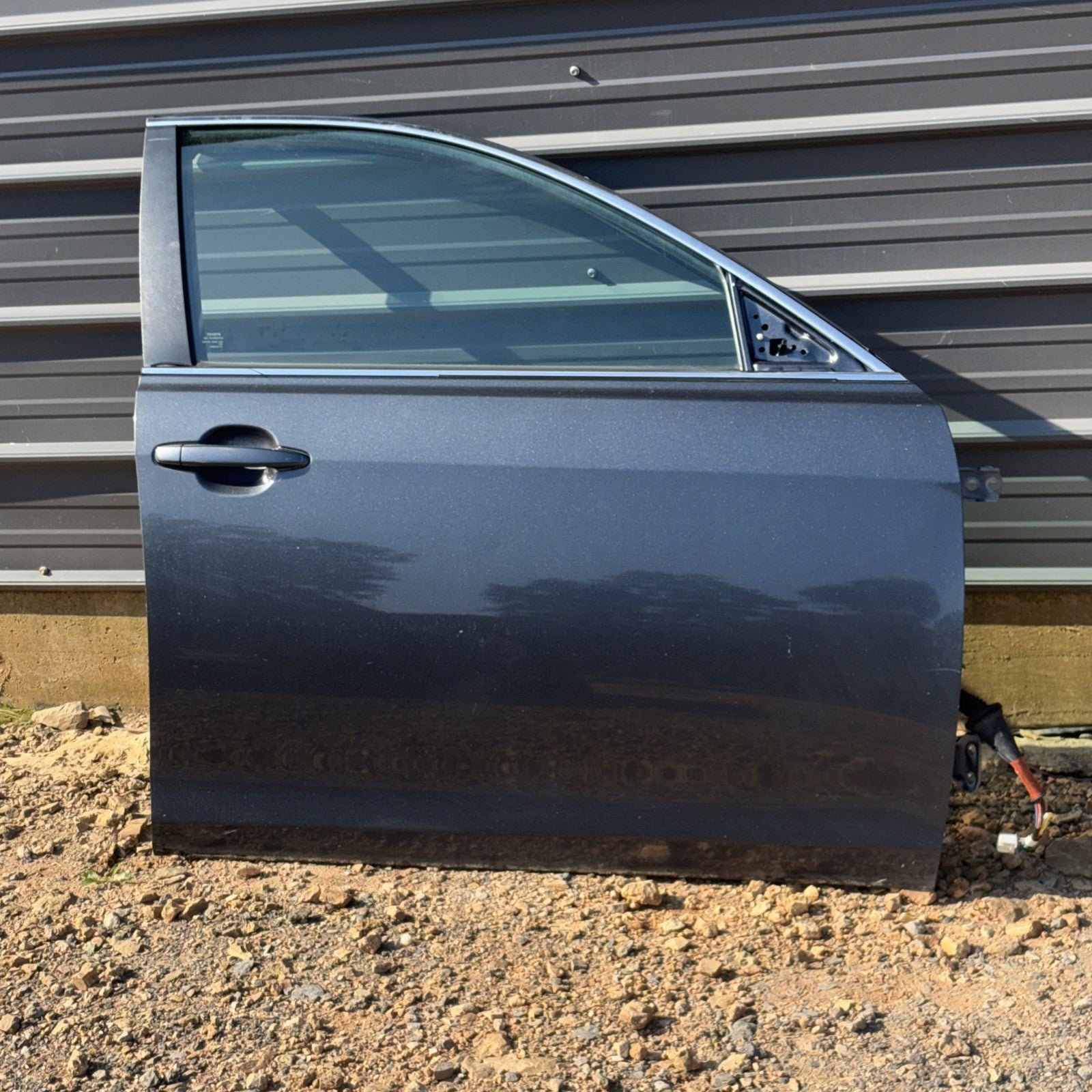2007-2011 TOYOTA CAMRY RIGHT PASSENGER SIDE FRONT DOOR SHELL GRAY OEM