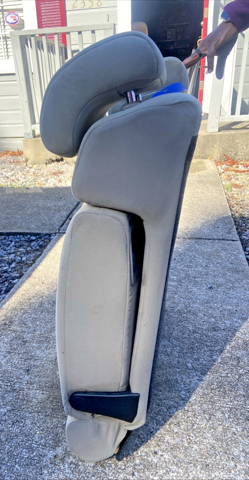 2007-2011 Toyota Camry Right and Middle Rear Upper Back Seat Cushion Beige