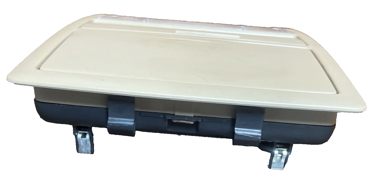 2011 Toyota Camry Overhead Console Dome Map Light Storage Tan Beige 1189831