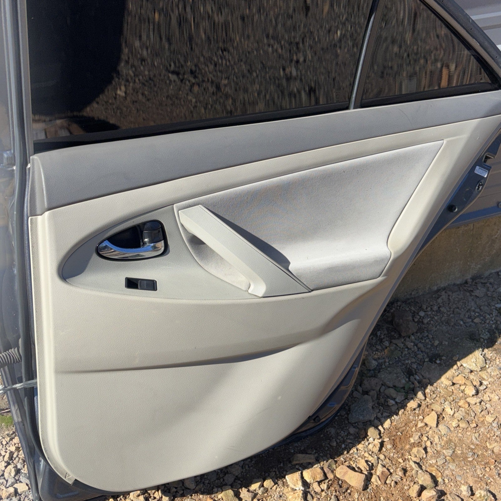 2007-2011 Toyota Camry Passenger Right Rear Side Door Electric OEM Gray