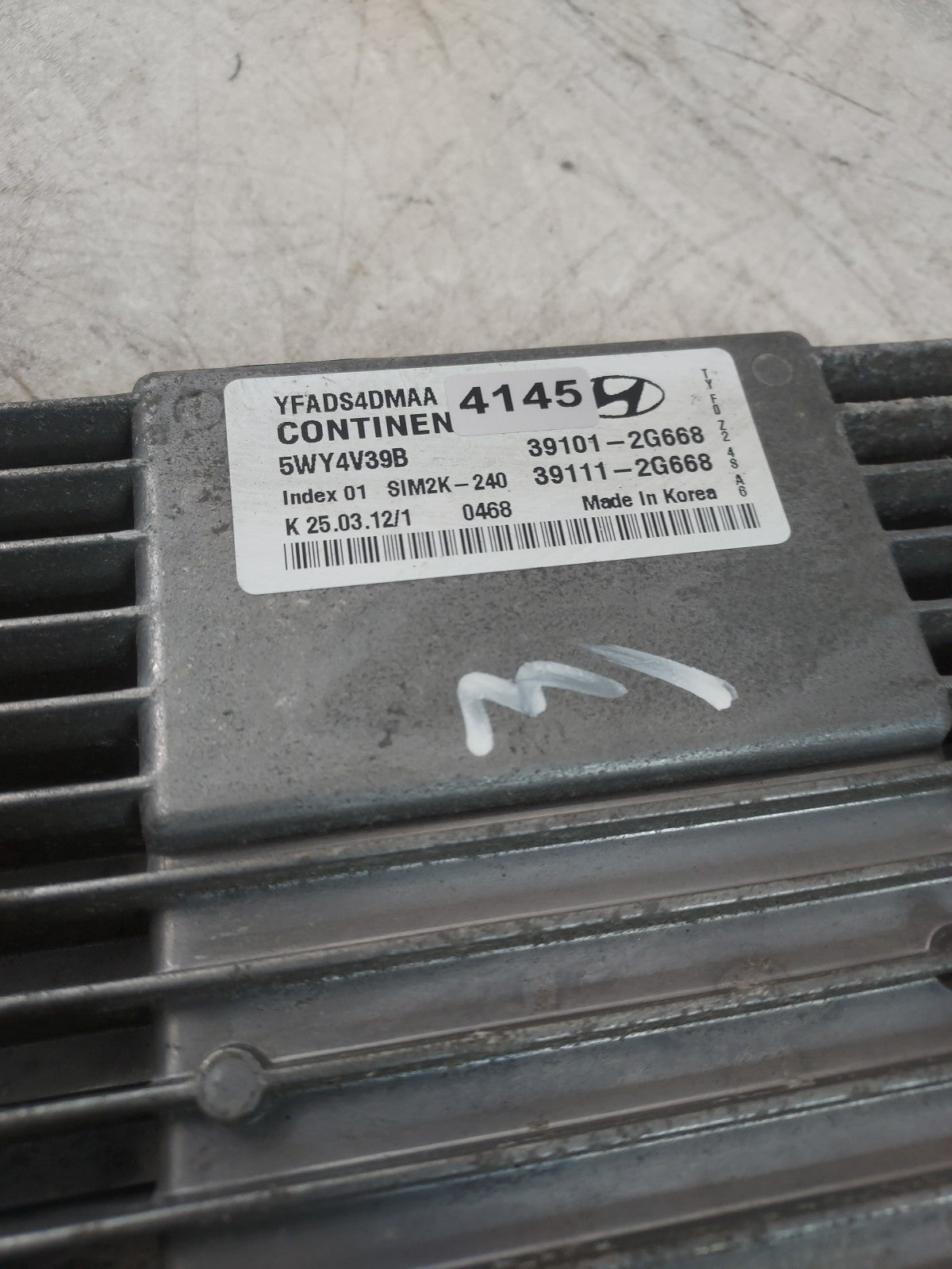 11-14 Hyundai Sonata 2.4L ECM Engine Computer Control Module PCM 39111-2G668 oem