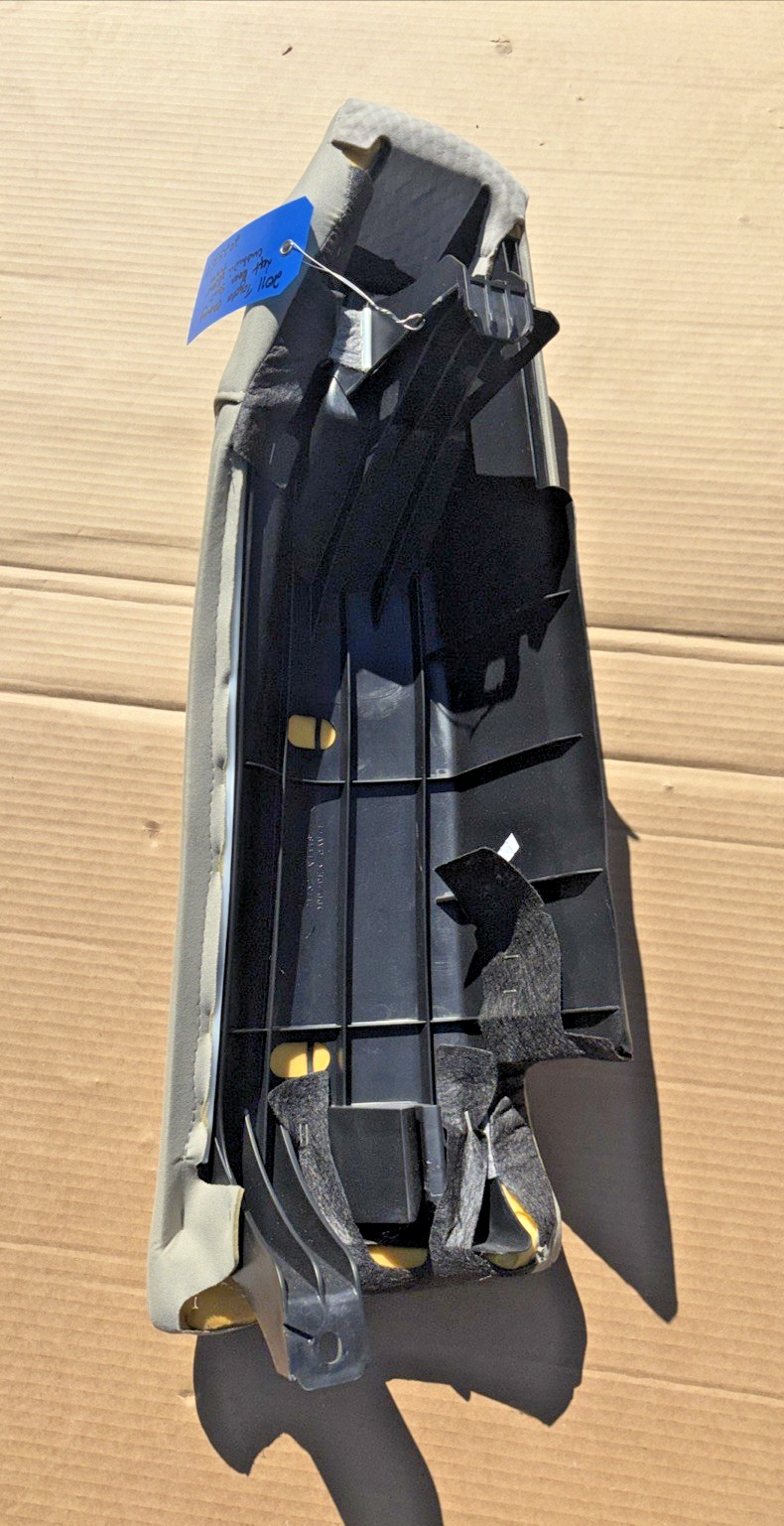 2007-2011 TOYOTA CAMRY TRASERO IZQUIERDO CONDUCTOR EXTERIOR COJÍN TELA OEM