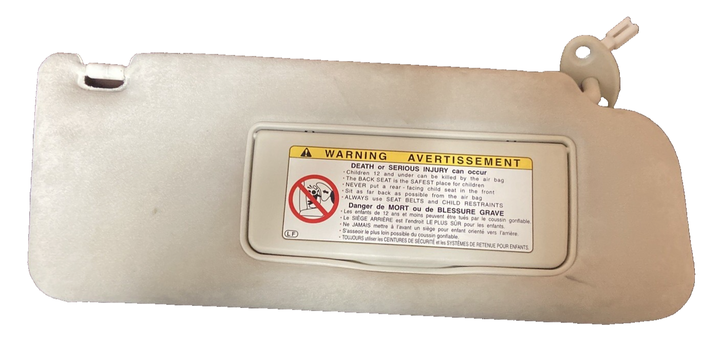 2001 Lexus LS 430 Right Passenger Sun Visor, Tan