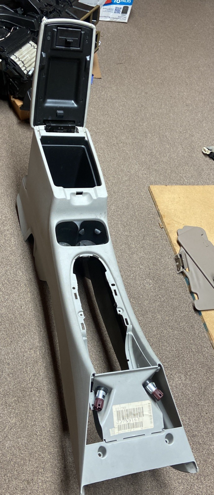 2012 Chevy Impala Center Console With Arm Rest and Storage Cup holder