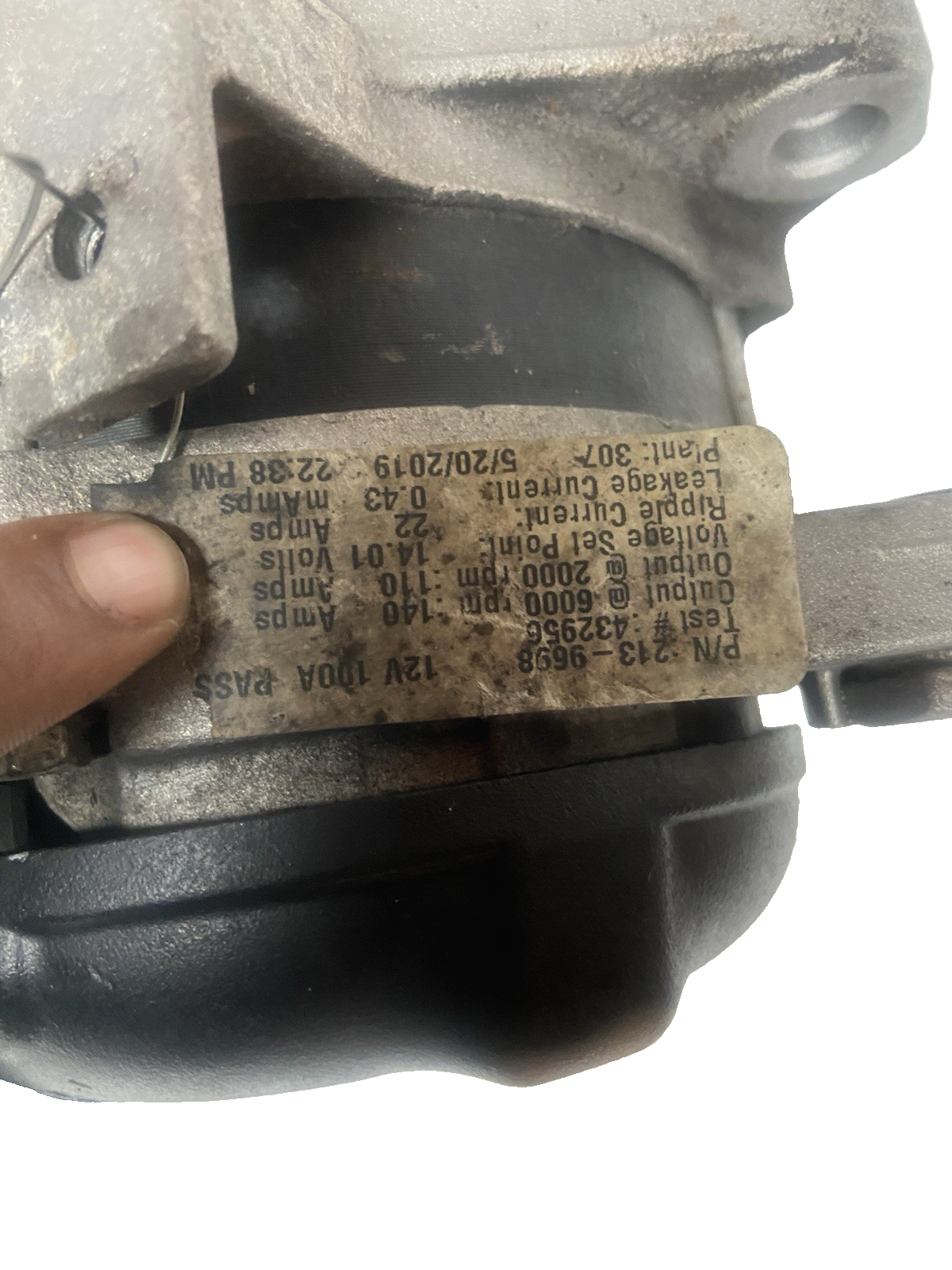07 08 09 TOYOTA CAMRY 09 10 Corolla 09 10 11 12 13 Matrix Alternator 2.4L OEM