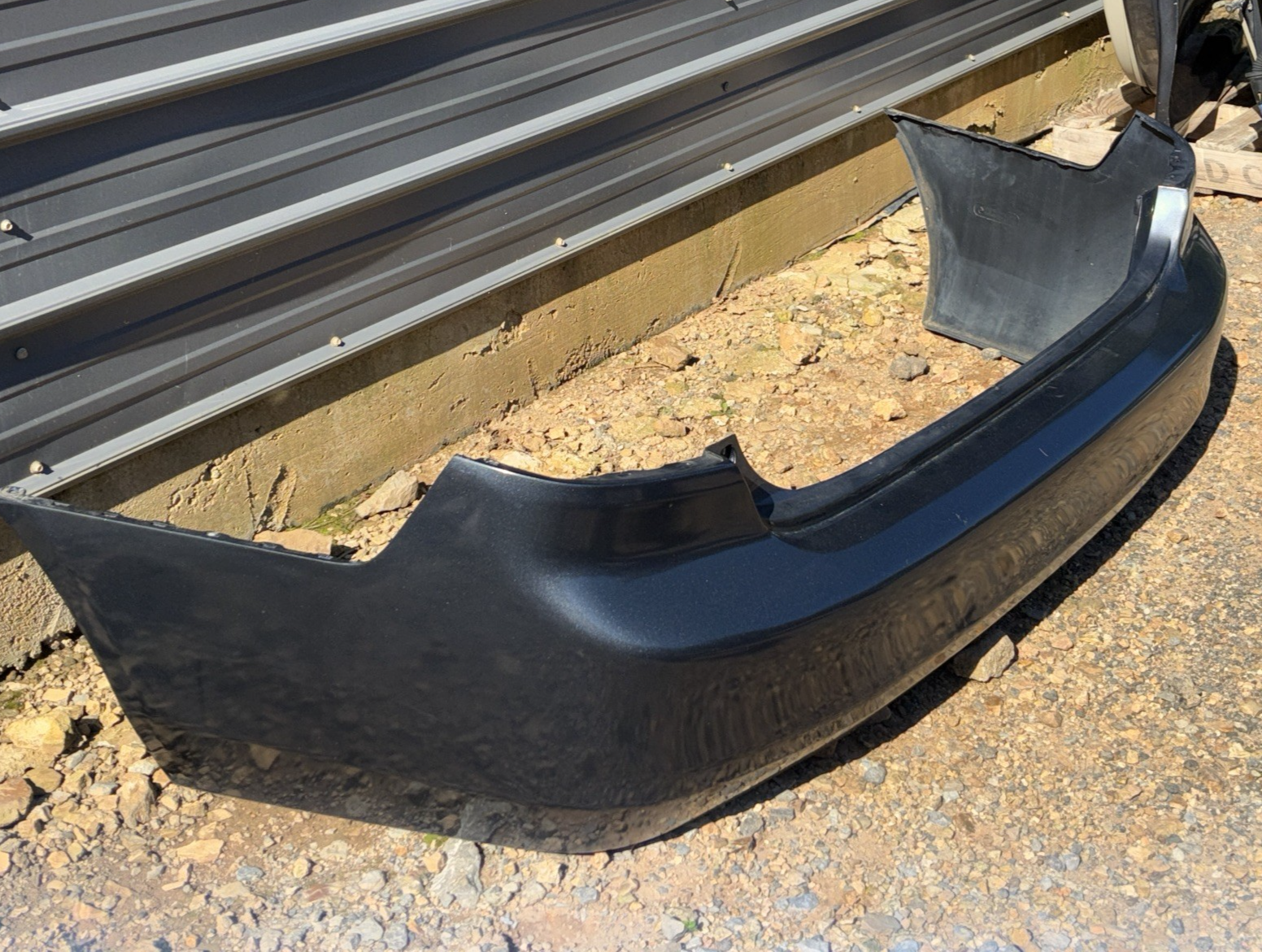 2003-2005 Honda Accord Rear Bumper Cover OEM Gray