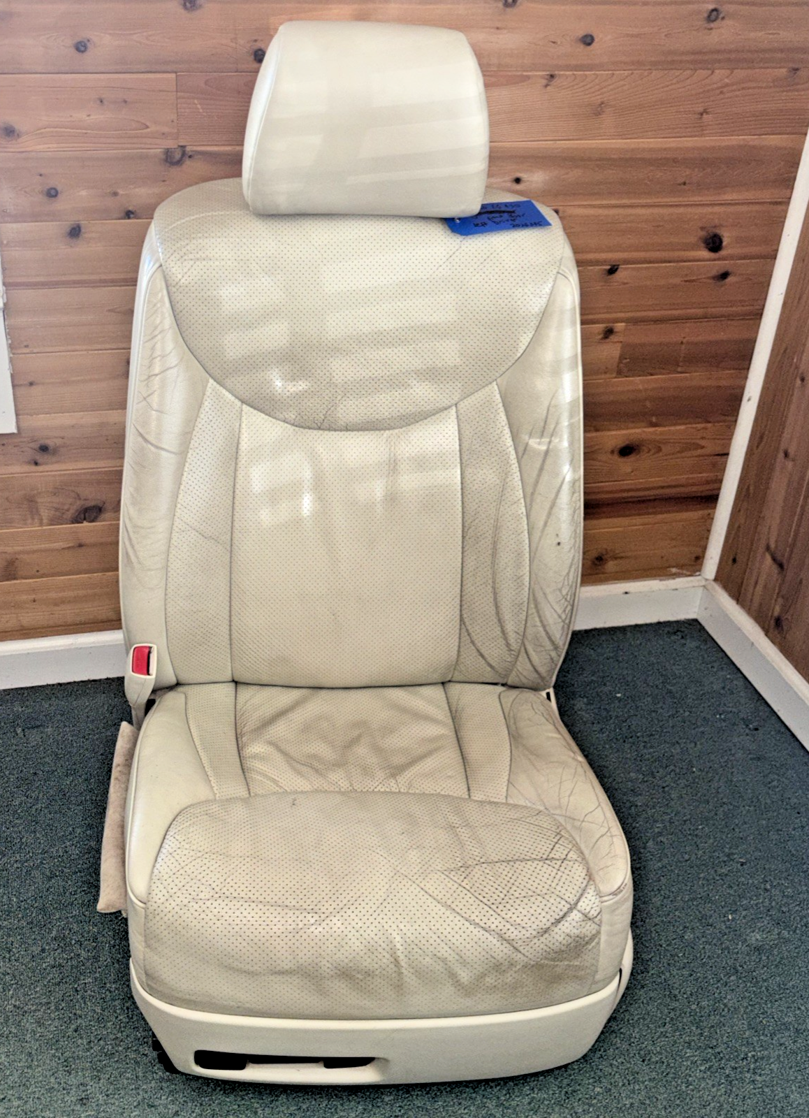 2001-2003 Lexus LS 430 Left Front Driver Side Seat Assembly Leather Tan