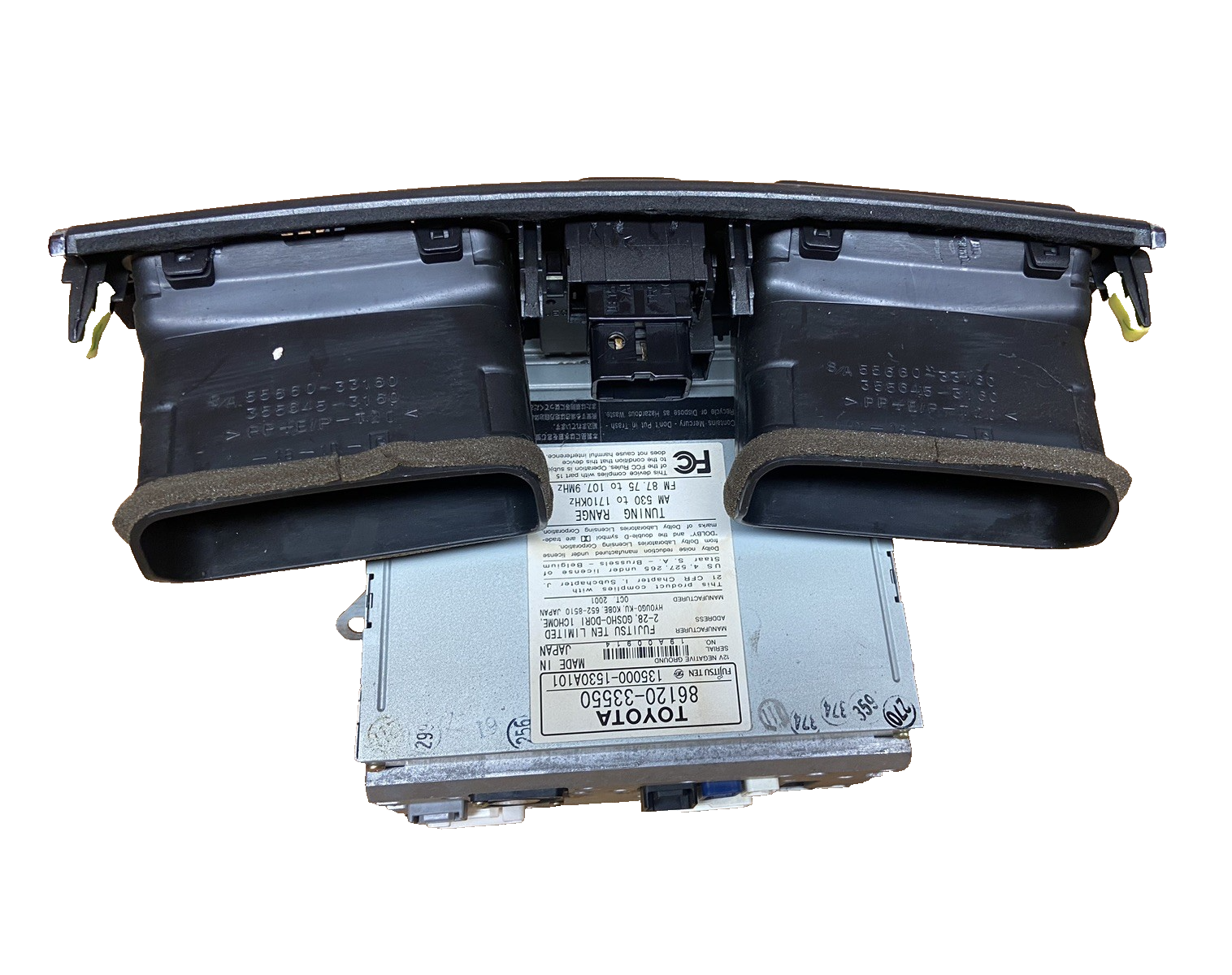 2002- 2003 Lexus ES300 Radio Navigation Screen Display Unit Air vent 86120-33550