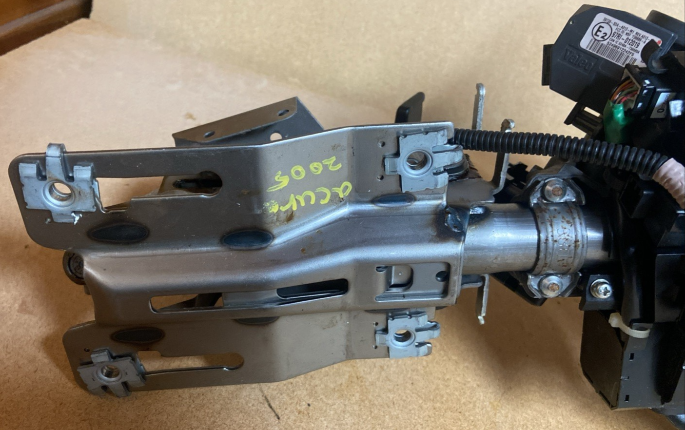 2006 Acura TSX Steering Wheel And Column Assembly