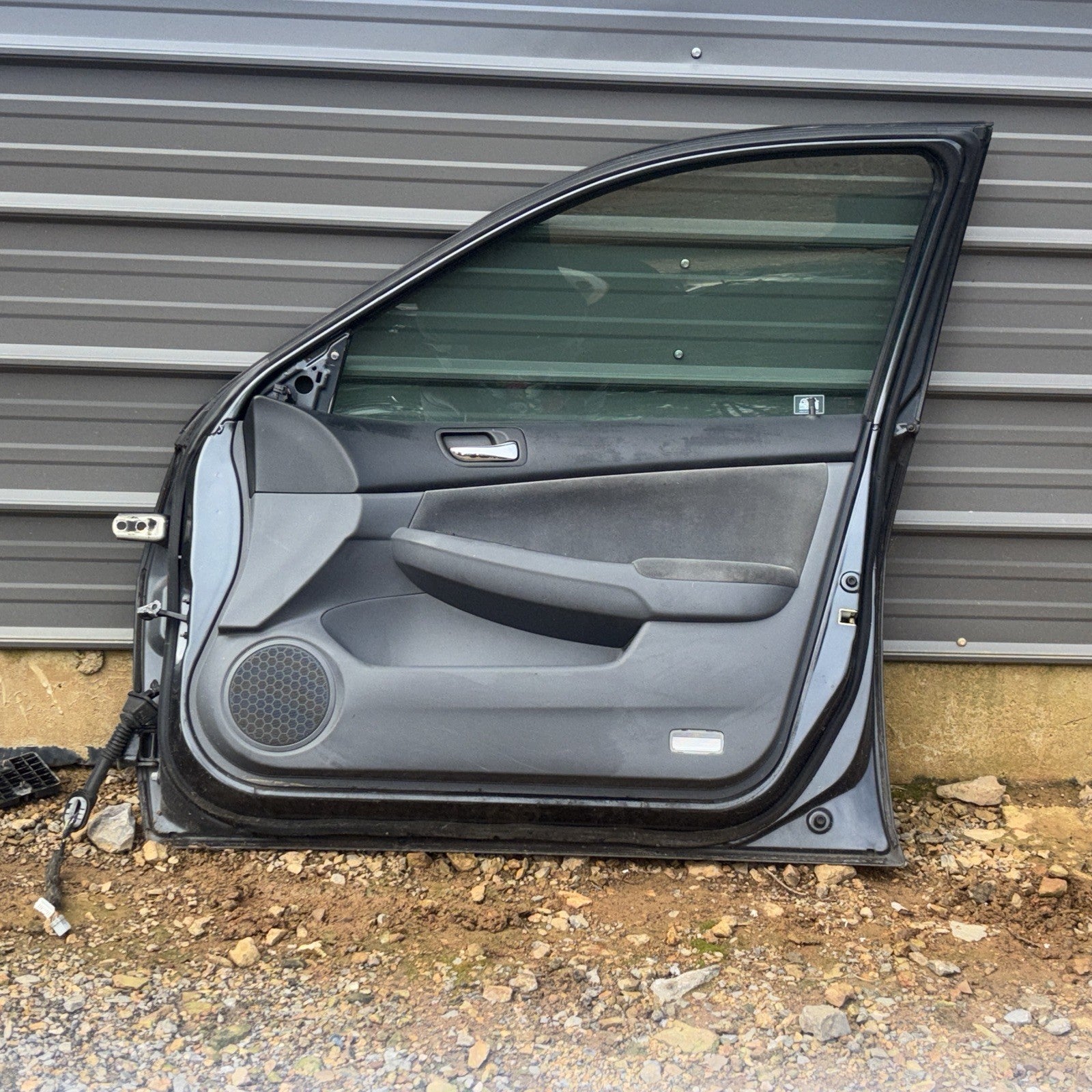 2004 Honda Accord RIGHT PASSENGER SIDE FRONT DOOR SHELL OEM GRAY