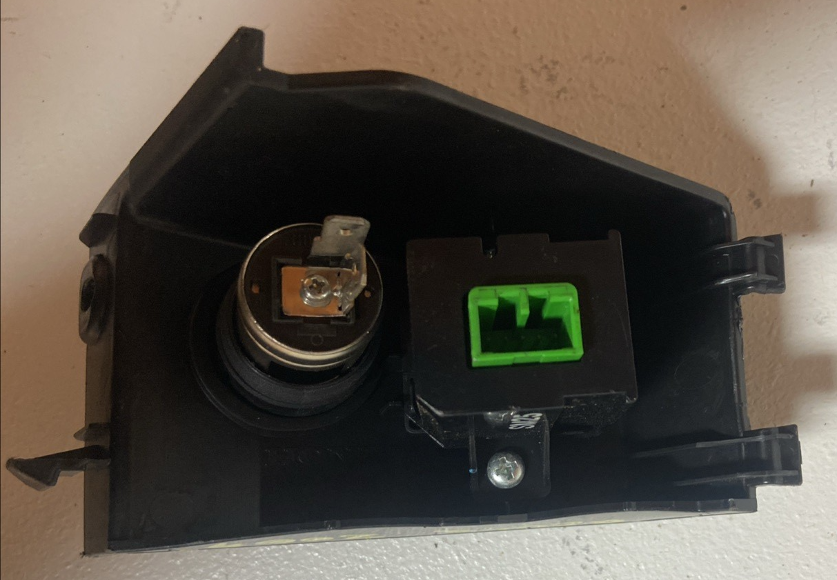 2006-2008 Acura TSX 12 V Auxiliary Power Socket Panel