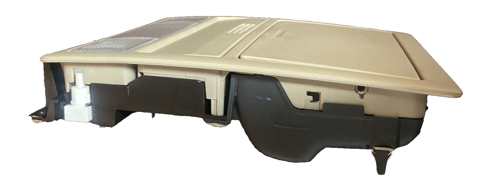 2011 Toyota Camry Overhead Console Dome Map Light Storage Tan Beige 1189831