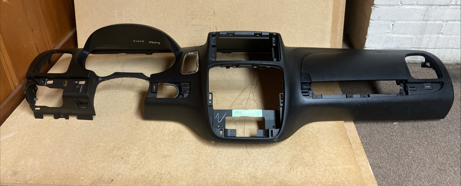2011-2020 DODGE CARAVAN DASH DASHBOARD INSTRUMENT PANEL COVER BLACK OEM