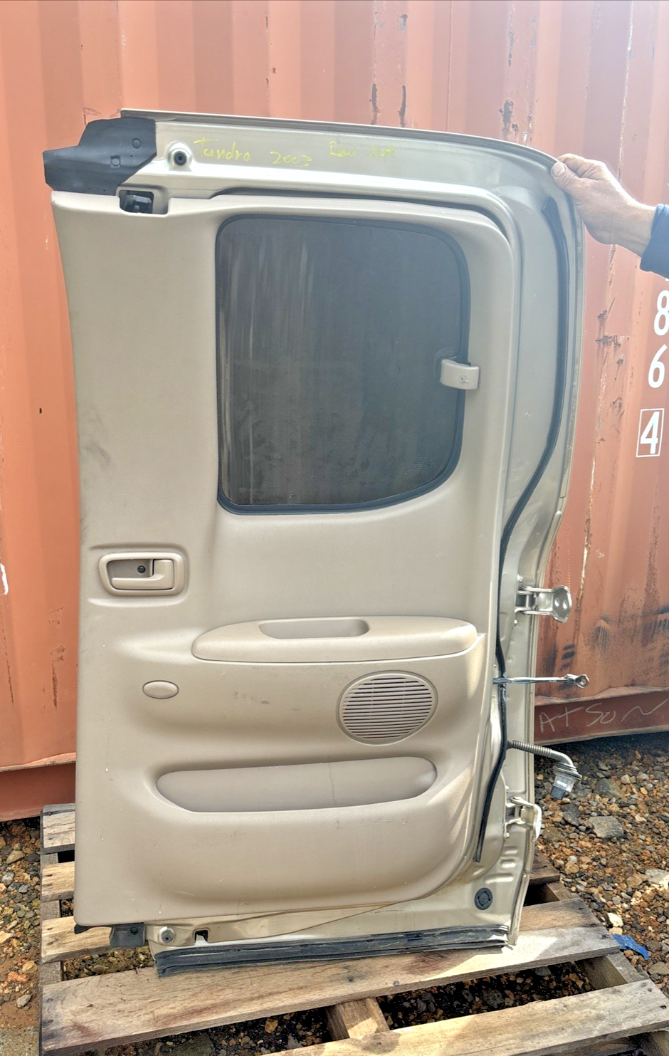 2000-2006 Toyota Tundra Moldura Lateral Trasera Izquierda de la Puerta de Cabina Extendida