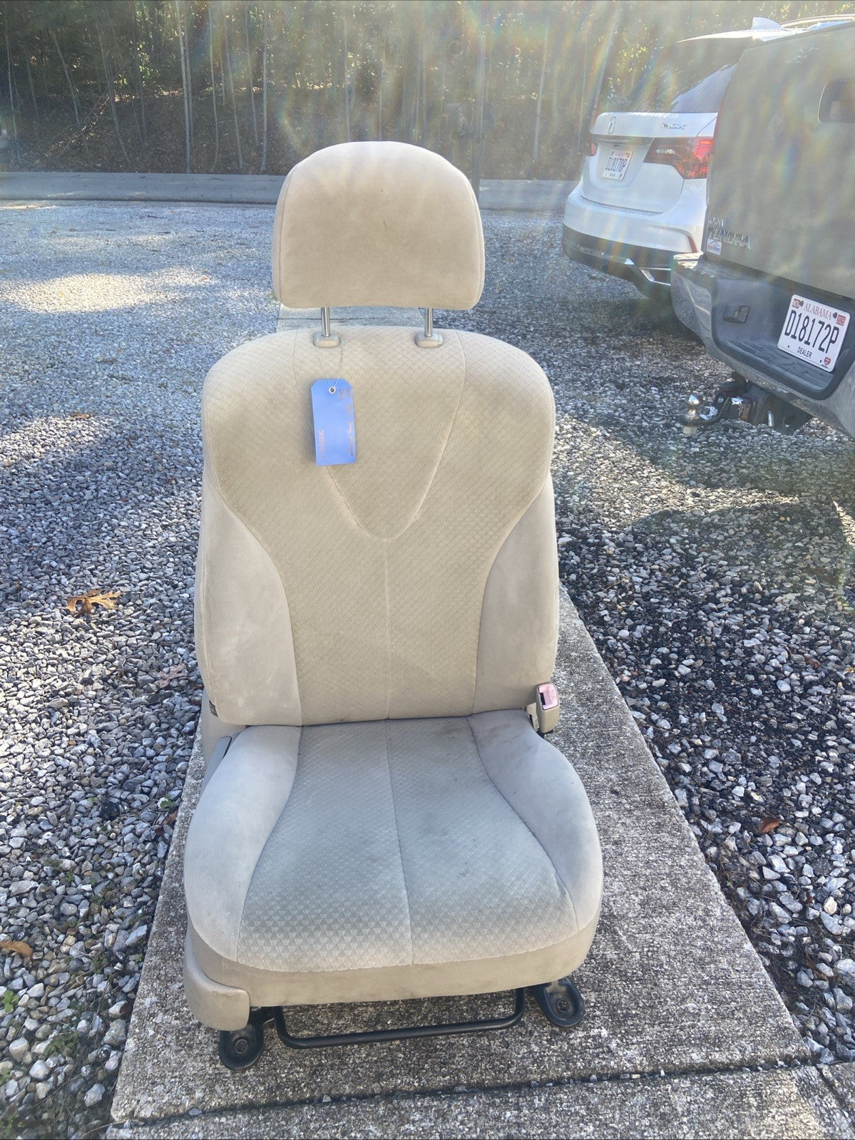 2007 - 2009 TOYOTA CAMRY FRONT PASSENGER SEAT Cloth