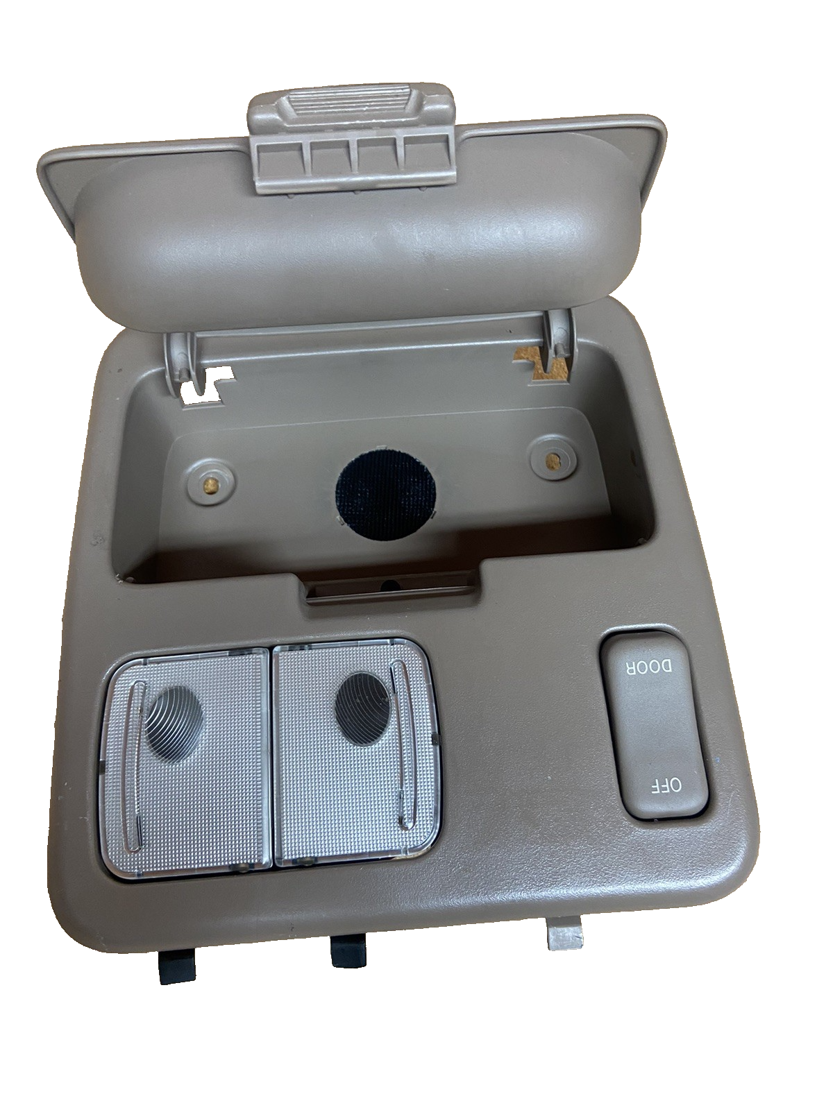 Consola de techo con luces de mapa/domo y compartimento para gafas de sol para Toyota Tundra 2003