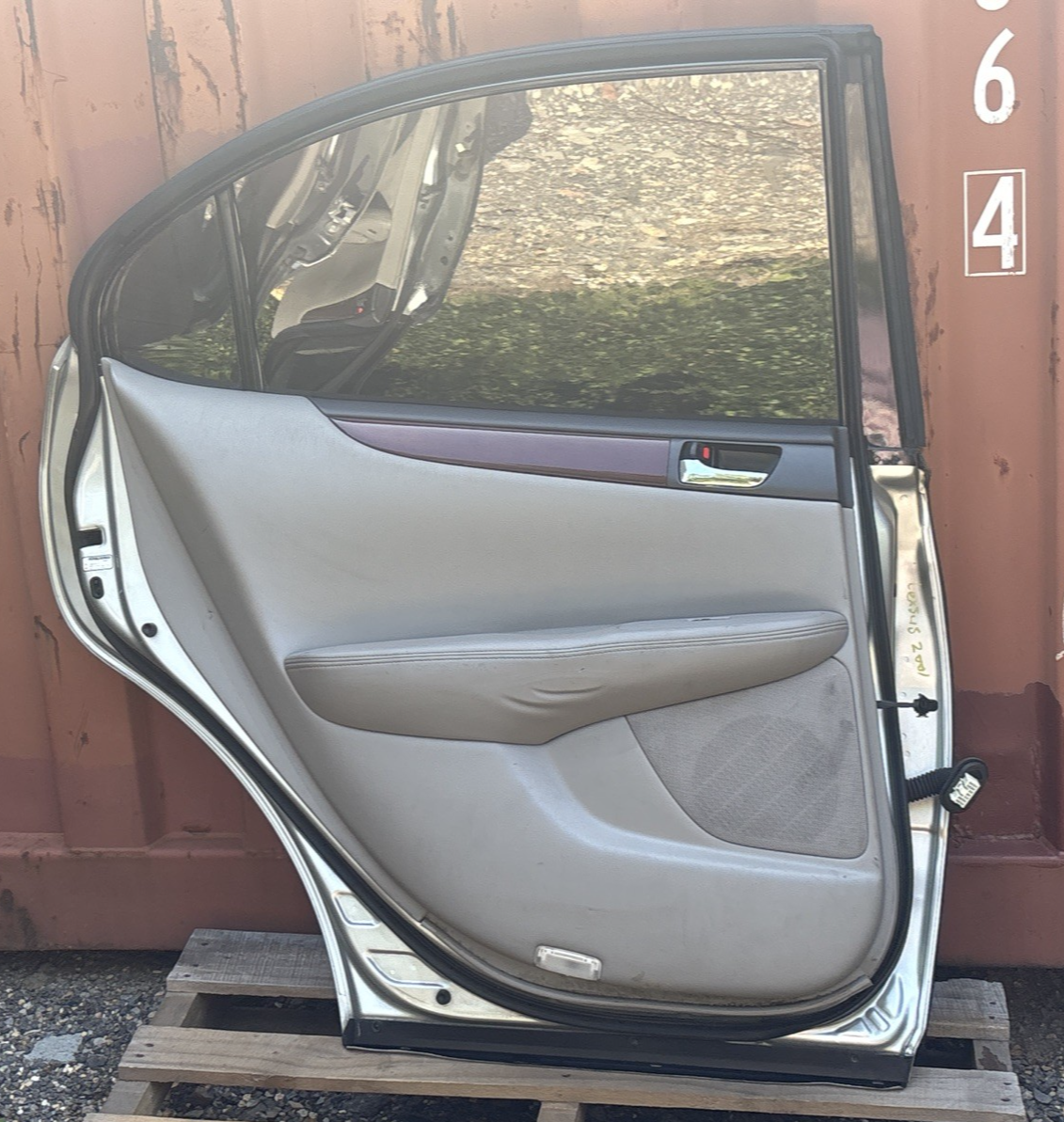 2002-2003 Lexus ES300 ES330 Left Rear Door Shell OEM Silver