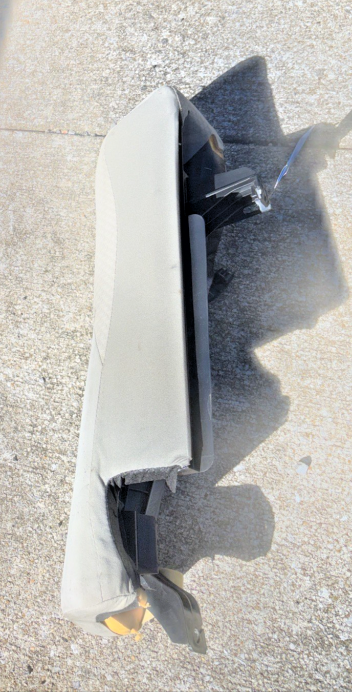 2007-11 TOYOTA CAMRY REAR RIGHT PASSENGER SIDE SEAT BOLSTER CUSHION CLOTH OEM