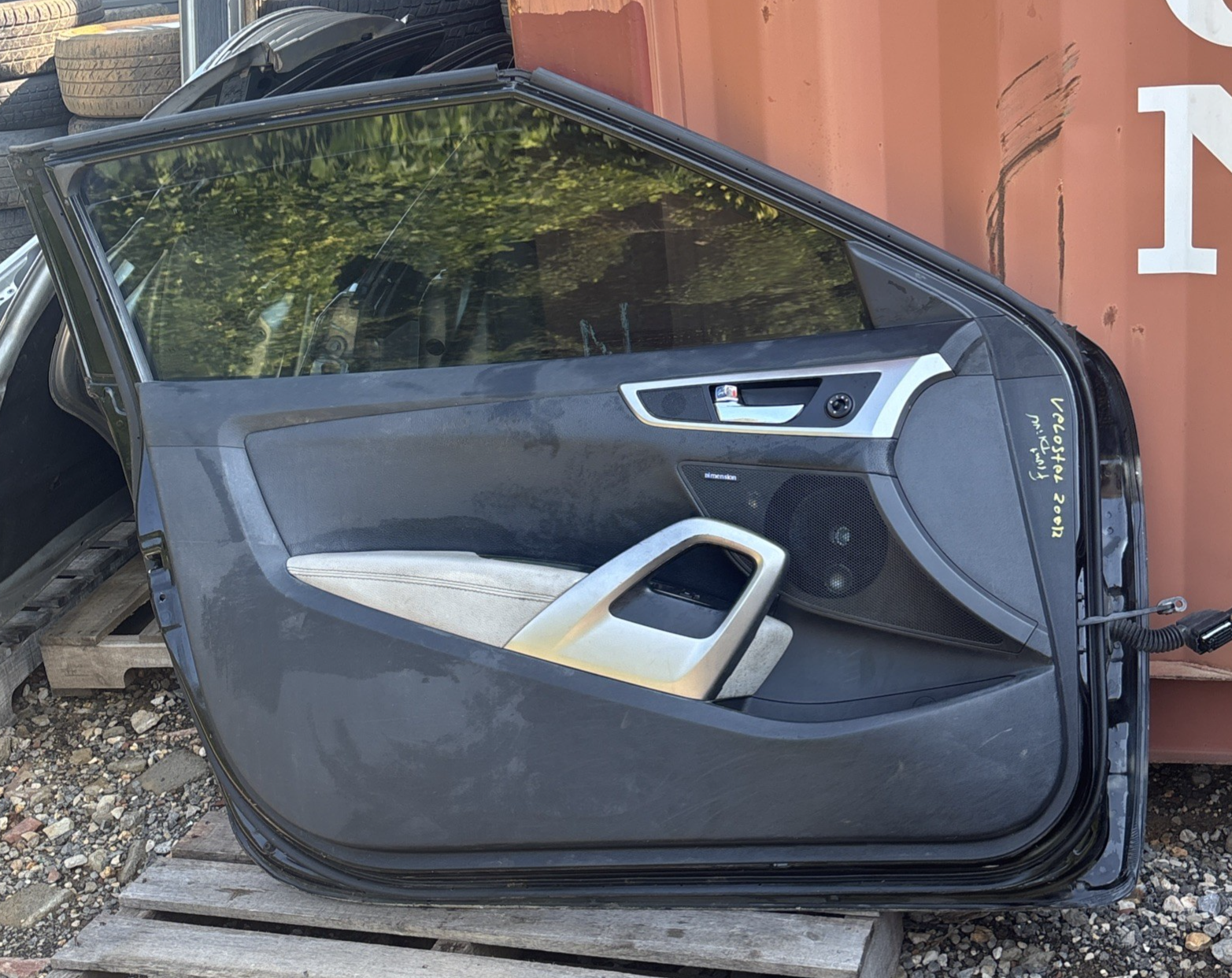 2012 -2017 HYUNDAI VELOSTER 1.6L FRONT LEFT DRIVER DOOR W/ PANEL ASSEMBLY OEM