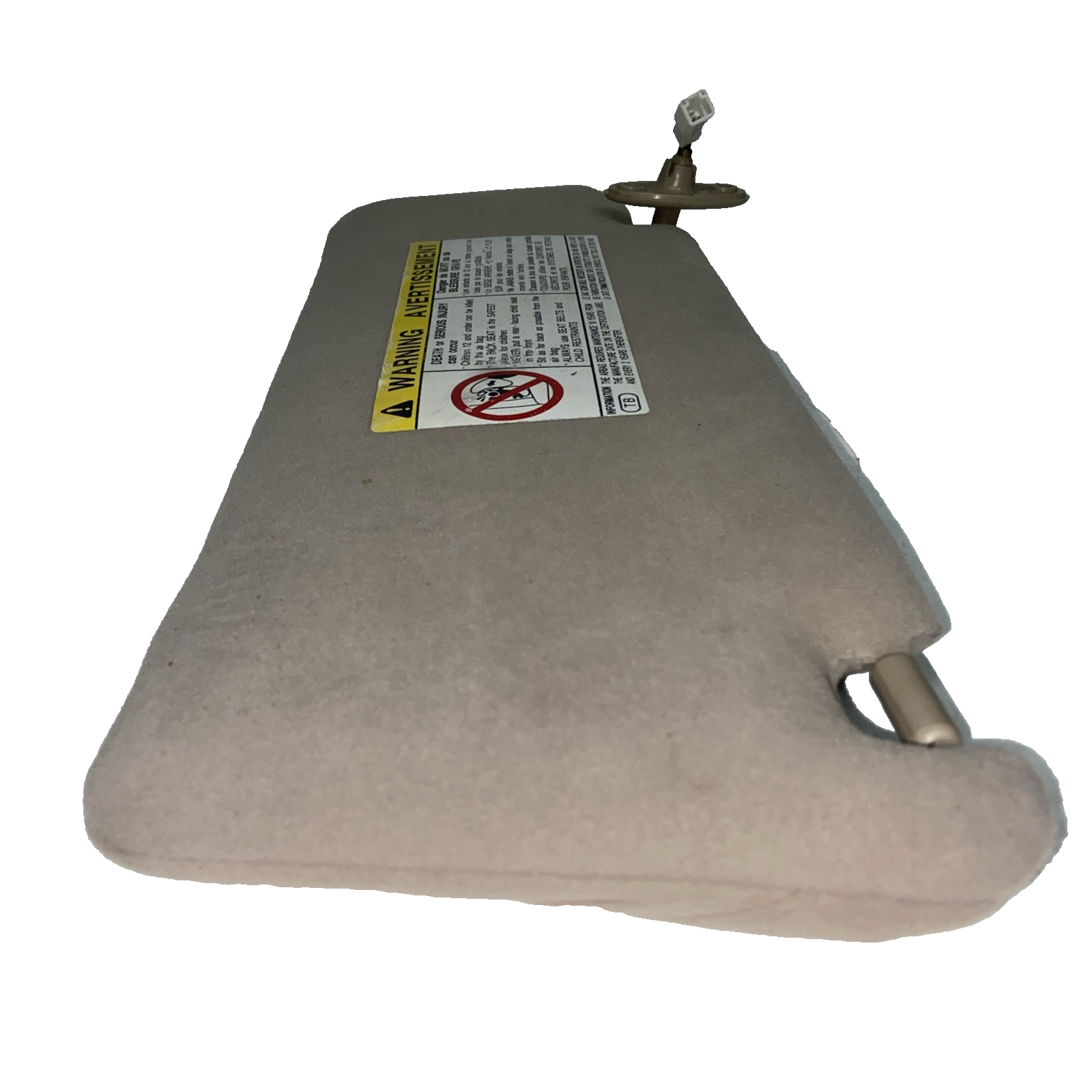 1998-2000 Lexus LS 400 Right Passenger Sun Visor Tan