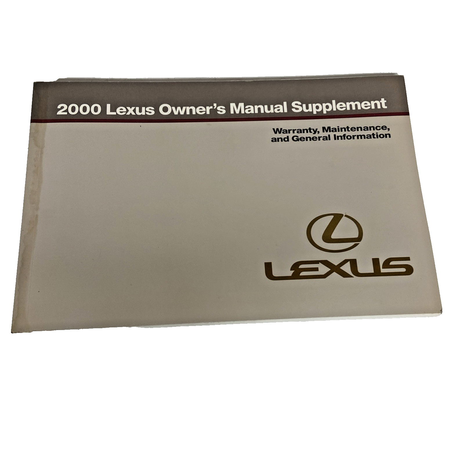 2000 LEXUS LS400 XF20 Manual de Propietario de Navegación con Cartera de Cuero OEM