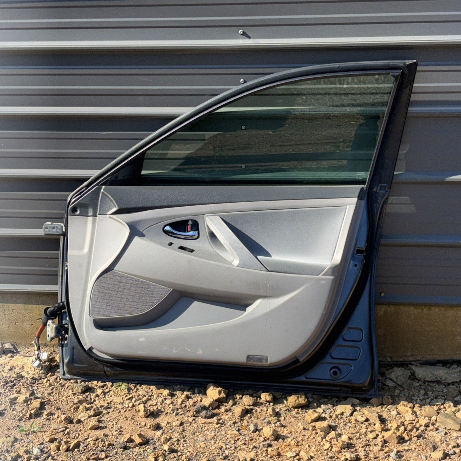 2007-2011 TOYOTA CAMRY RIGHT PASSENGER SIDE FRONT DOOR SHELL GRAY OEM