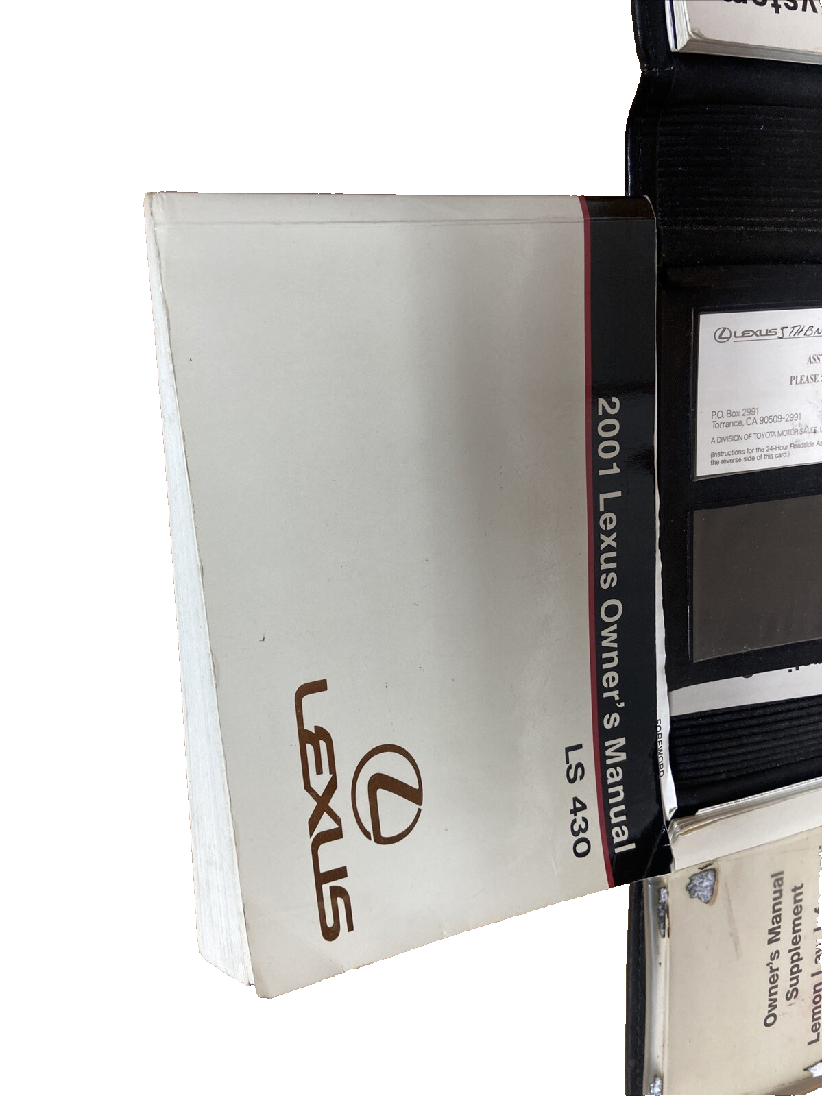 2001 Lexus LS 430 Owners Manual