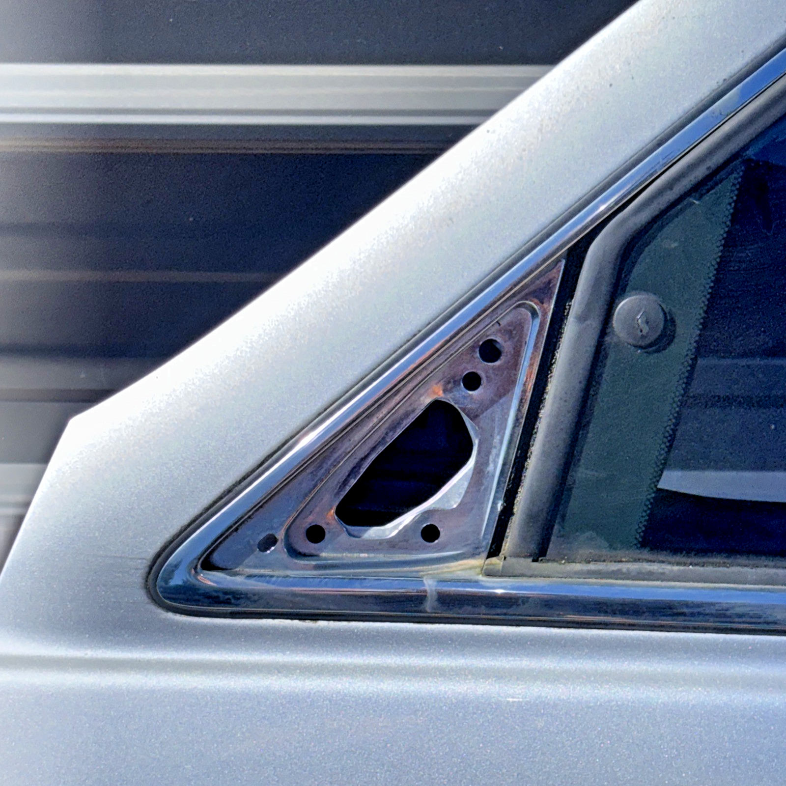 1998-2000 Lexus LS 400 Left Driver Door Shell Panel Assembly OEM Silver