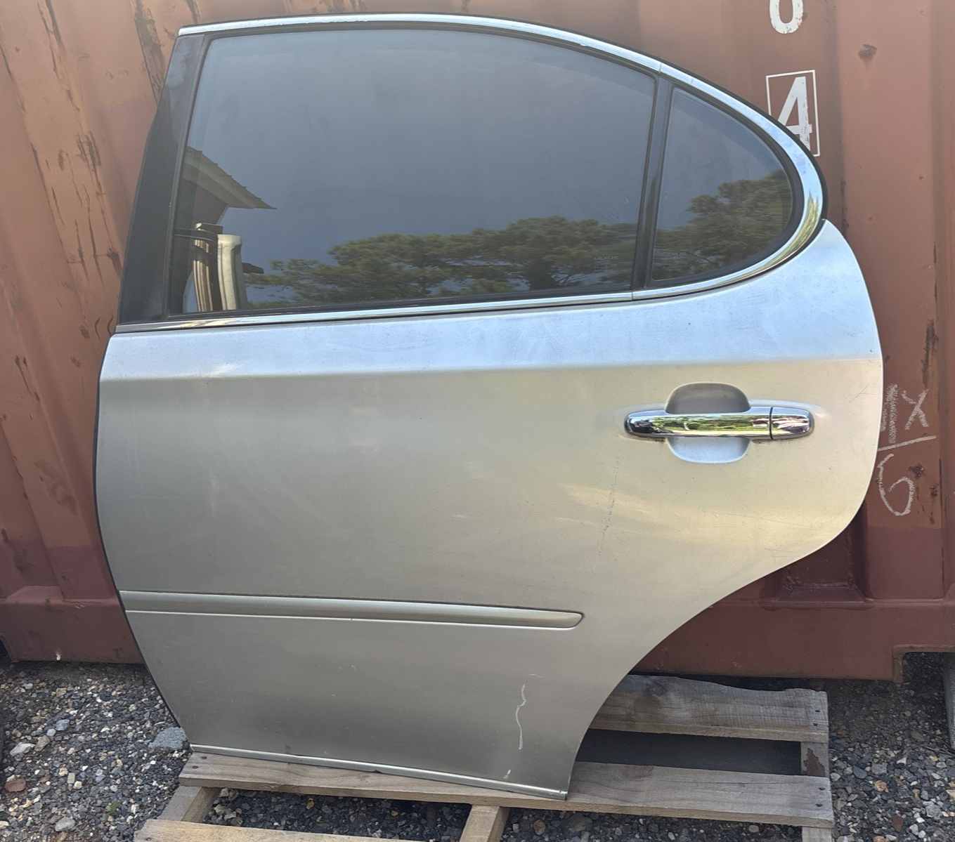 2002-2003 Lexus ES300 ES330 Left Rear Door Shell OEM Silver