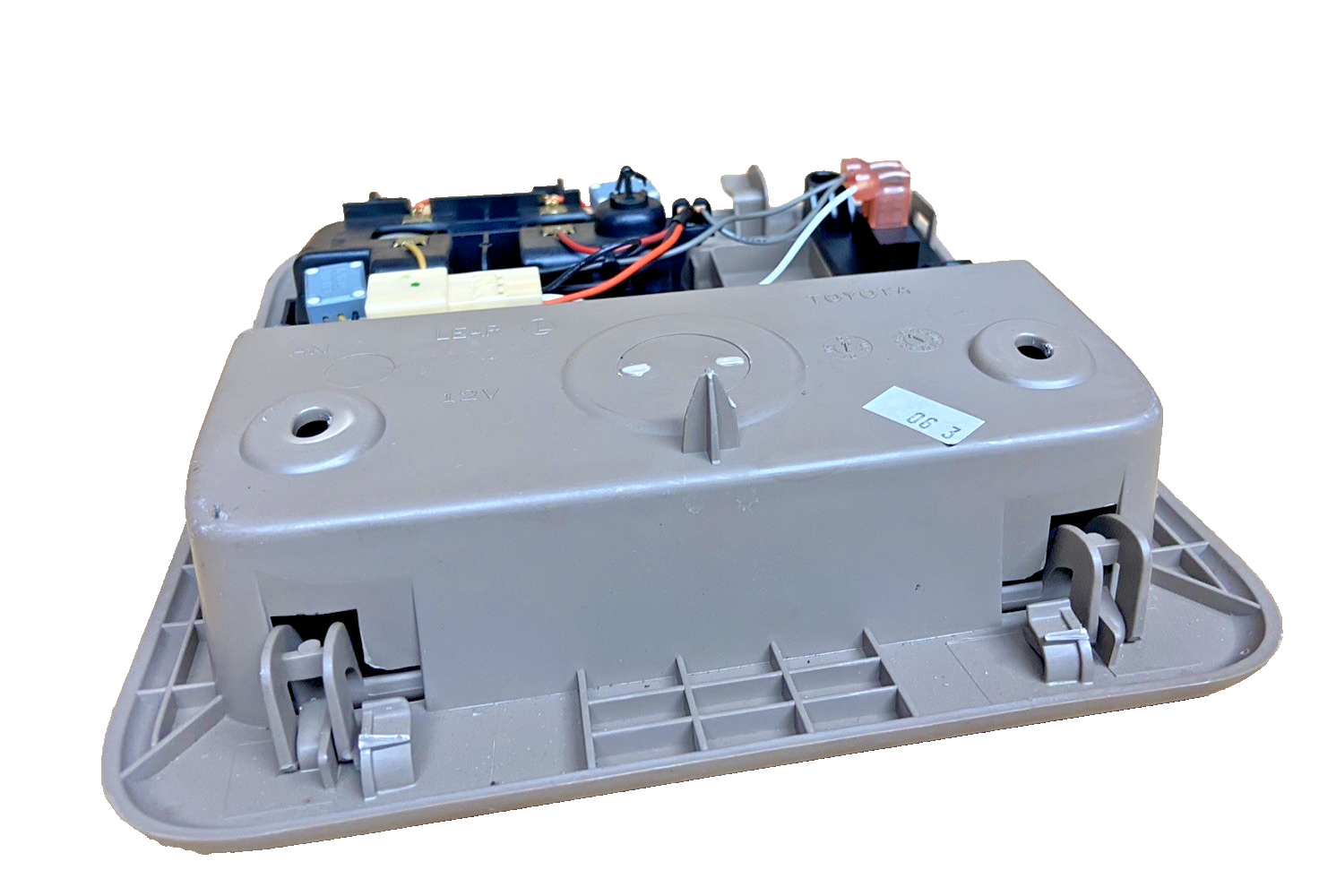 Consola de techo con luces de mapa/domo y compartimento para gafas de sol para Toyota Tundra 2003