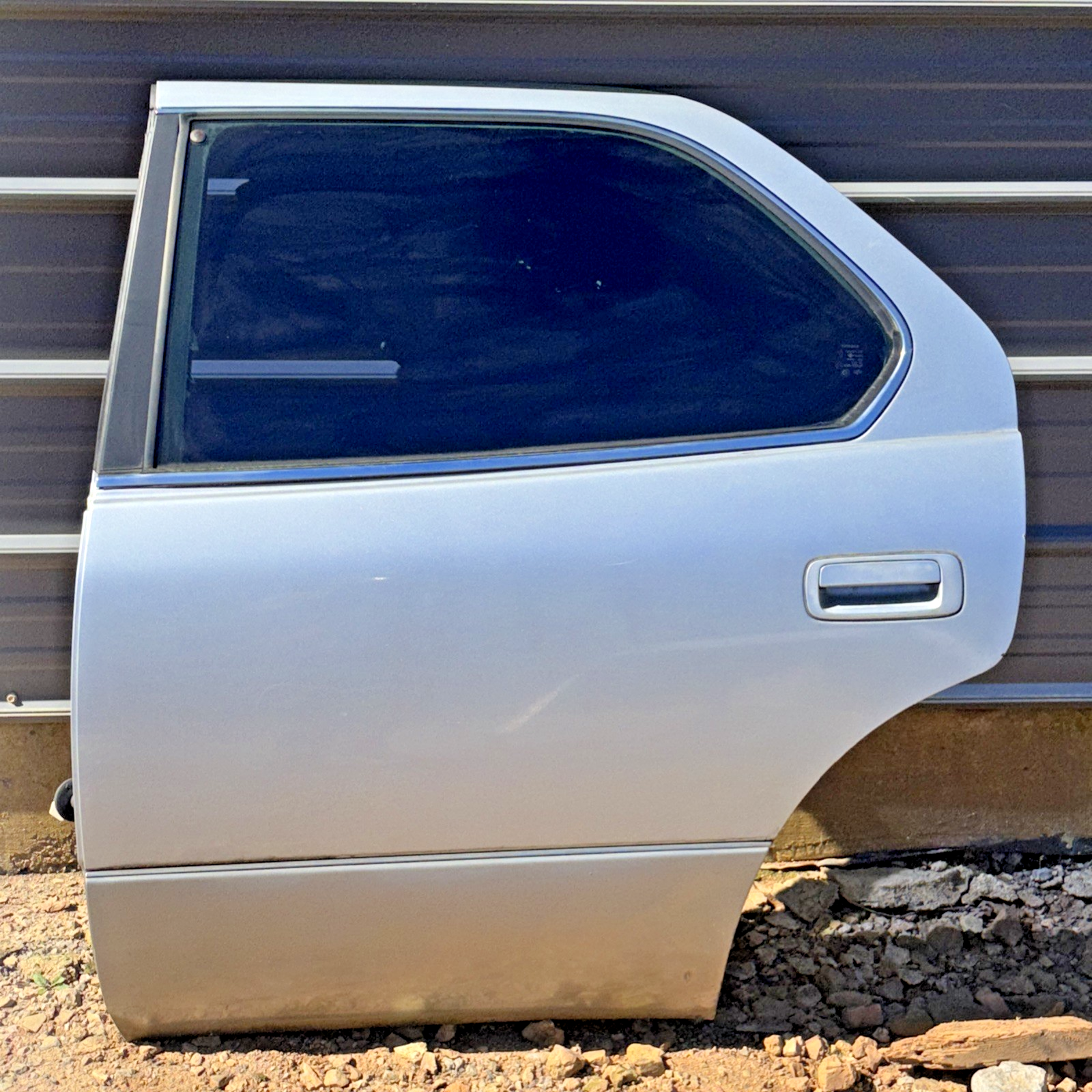 1998-2000 Lexus LS 400 Rear Left Passenger Door Shell Panel Assembly OEM Silver
