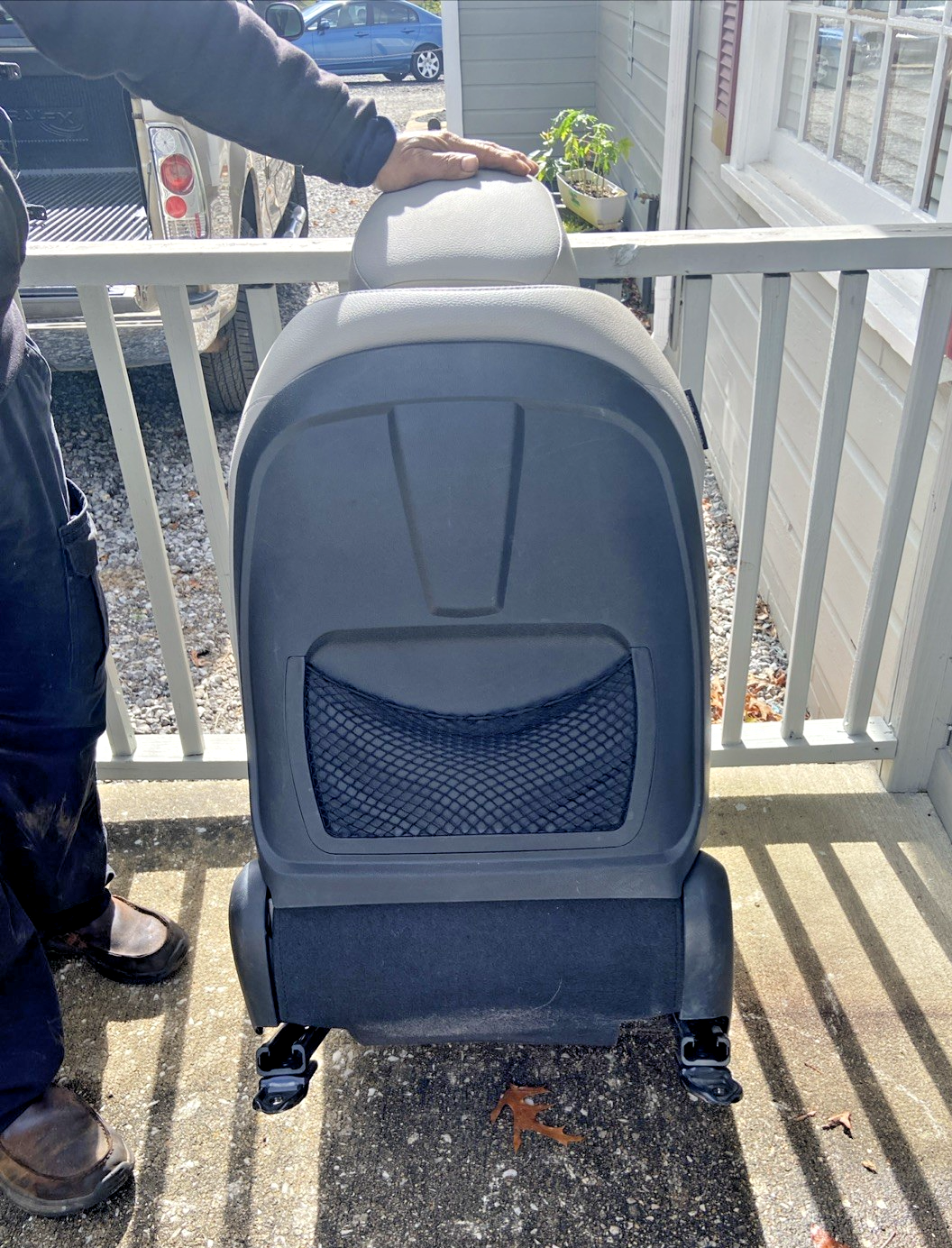 2012-2015 Hyundai Veloster Right Passenger Seat Cloth Gray