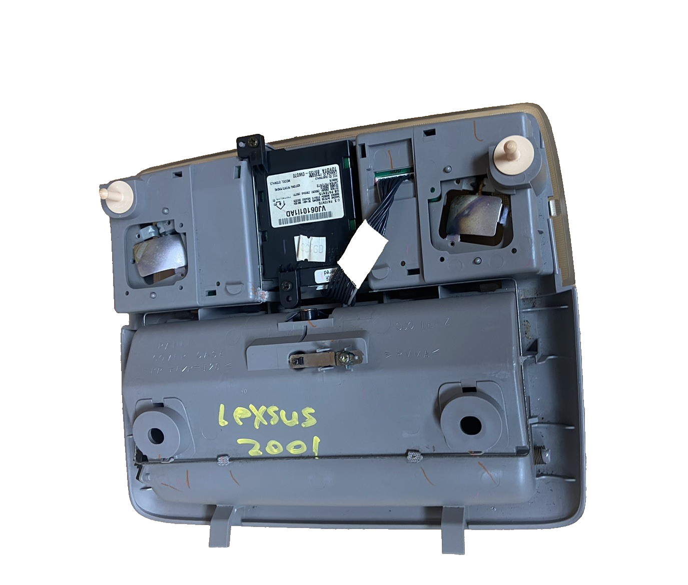 2002-03 Lexus ES300 Consola de Techo Cúpula, Luces de Mapa, Control de Techo Solar Gris