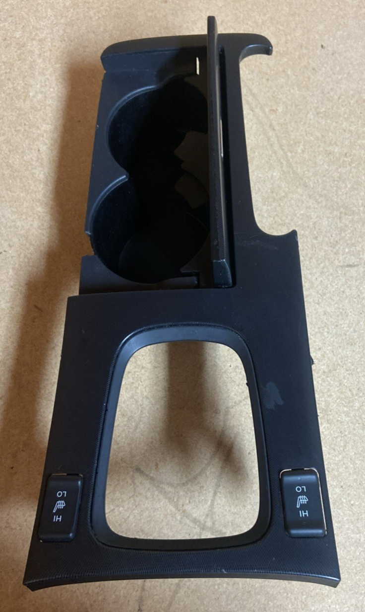 2006 Acura TSX Black Center Console Shifter Bezel And Cup Holder( Small Chip)