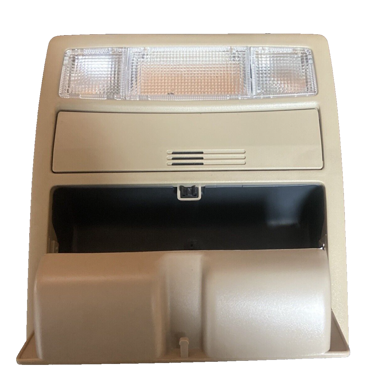 2011 Toyota Camry Overhead Console Dome Map Light Storage Tan Beige 1189831
