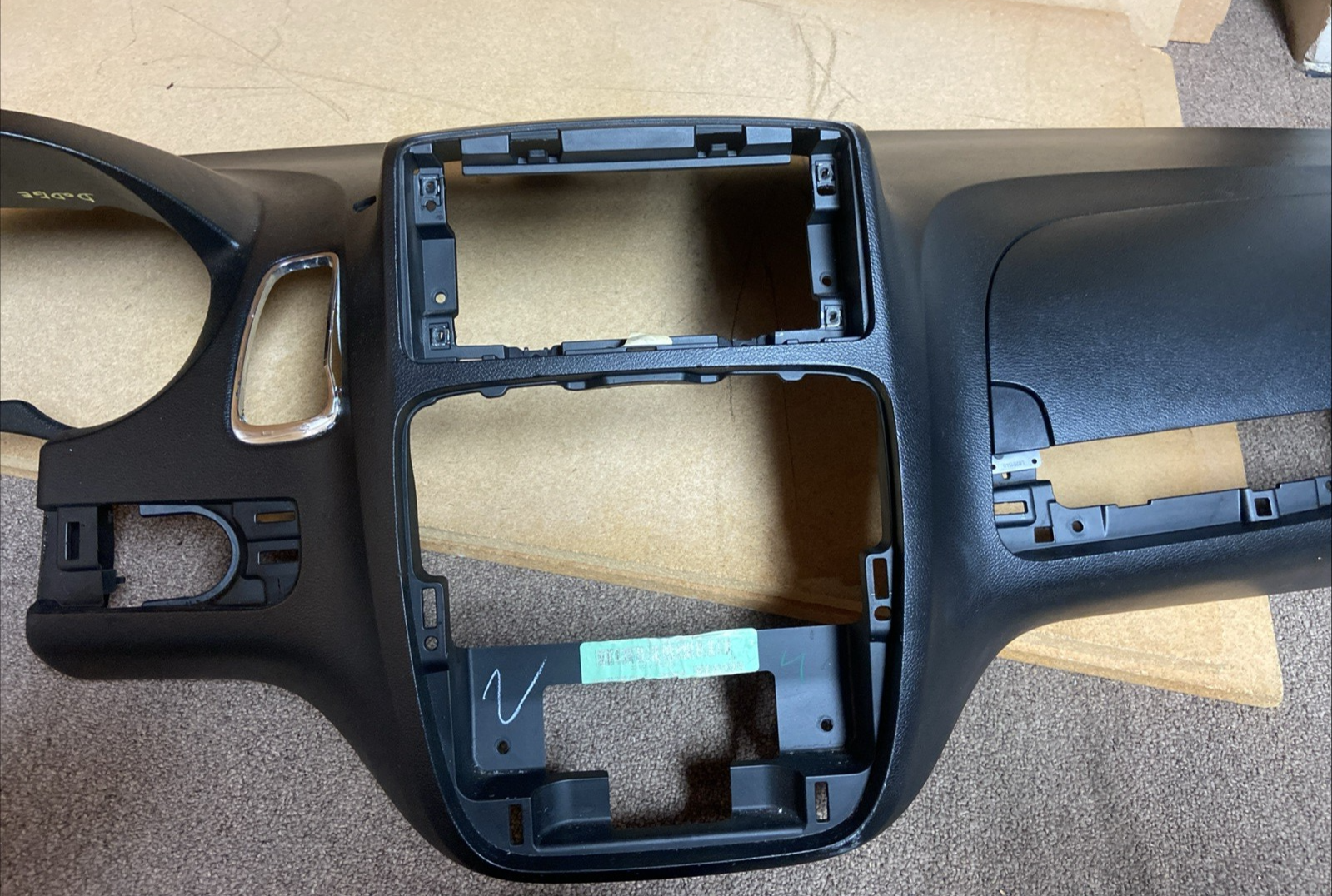 2011-2020 DODGE CARAVAN DASH DASHBOARD INSTRUMENT PANEL COVER BLACK OEM