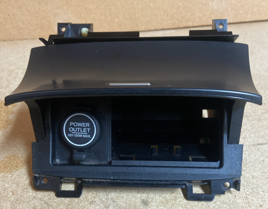 2006 Acura TSX Black Dash Storage Compartment With 12 V Lighter