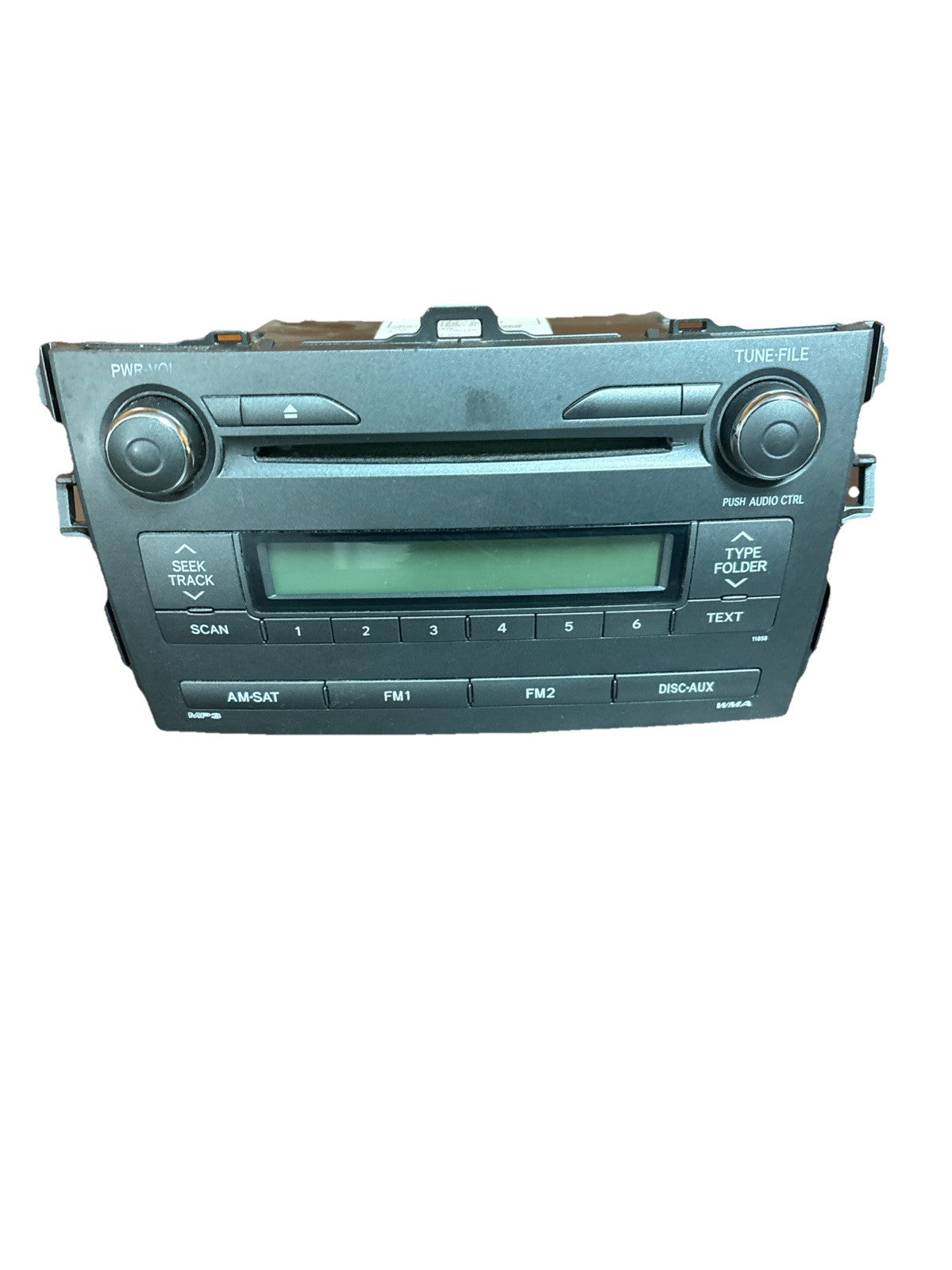 2011 Toyota Corolla LE Radio Stereo Receiver And Display Unit Assembly 86120-02E