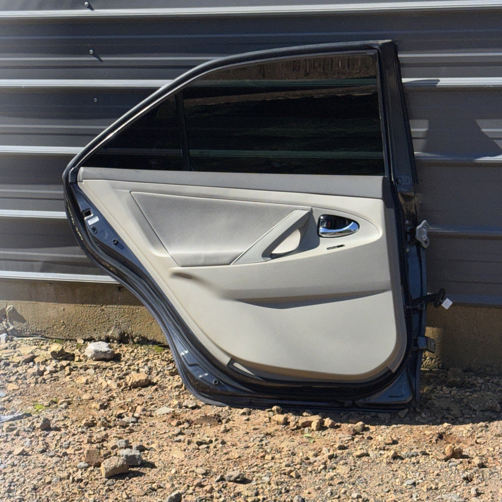 2007-2011 Toyota Camry Puerta trasera izquierda del conductor eléctrica OEM gris