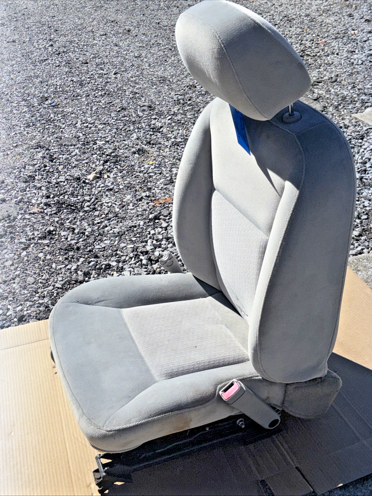 2009-2016 Chevrolet Impala Front Right Passenger Seat Cloth Gray OEM
